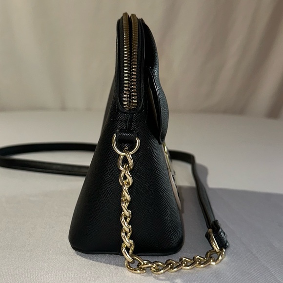 Betsey Johnson Black and Cream Crossbody Bag - Picture 7 of 15